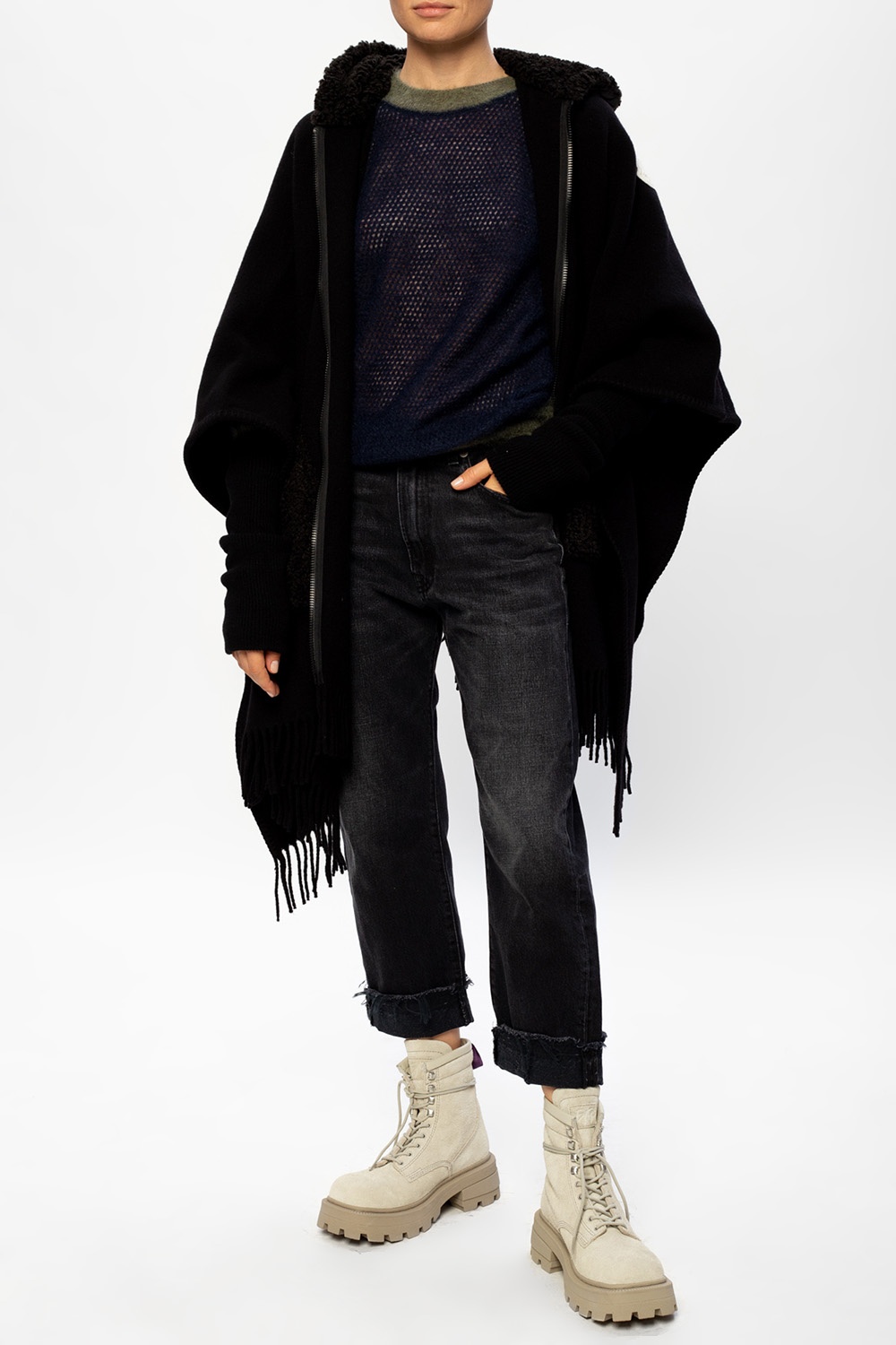 Moncler Hooded poncho | Women's Clothing | IetpShops